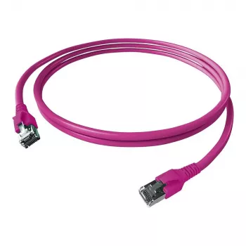 EASYLAN cabo de rede FlexBoot Cat.6 S/FTP, violeta, 1,0 m