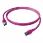 EASYLAN cabo de rede FlexBoot Cat.6 S/FTP, violeta, 1,0 m