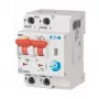 Dispositivo de proteção contra arco elétrico Eaton AFDD-10/2/B/003-A com RCBO, 2 polos, 10 A, 30 mA, Tipo A, 230 V, 6 kA, calha DIN, 2 módulos