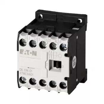 Eaton DILEM-01 contactor de potência, 3P+1NO, 230V 50Hz / 240V 60Hz, 4kW AC-3, IP20 (051795)