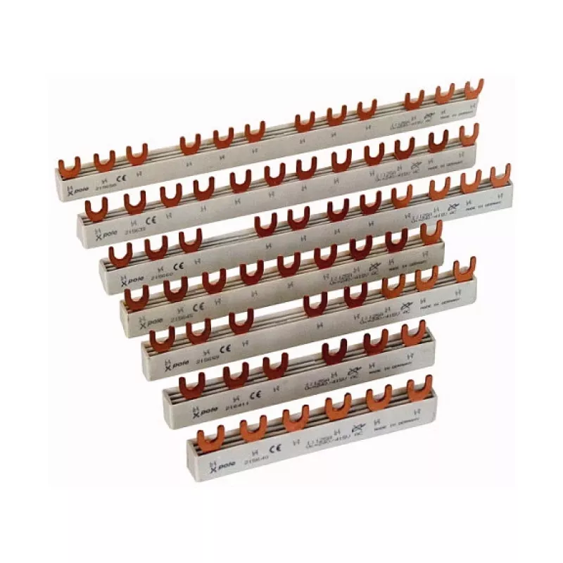 Eaton EVG-3PHAS/6MODUL 215640 Barramento trifásico 10 mm² forma de garfo 6TE