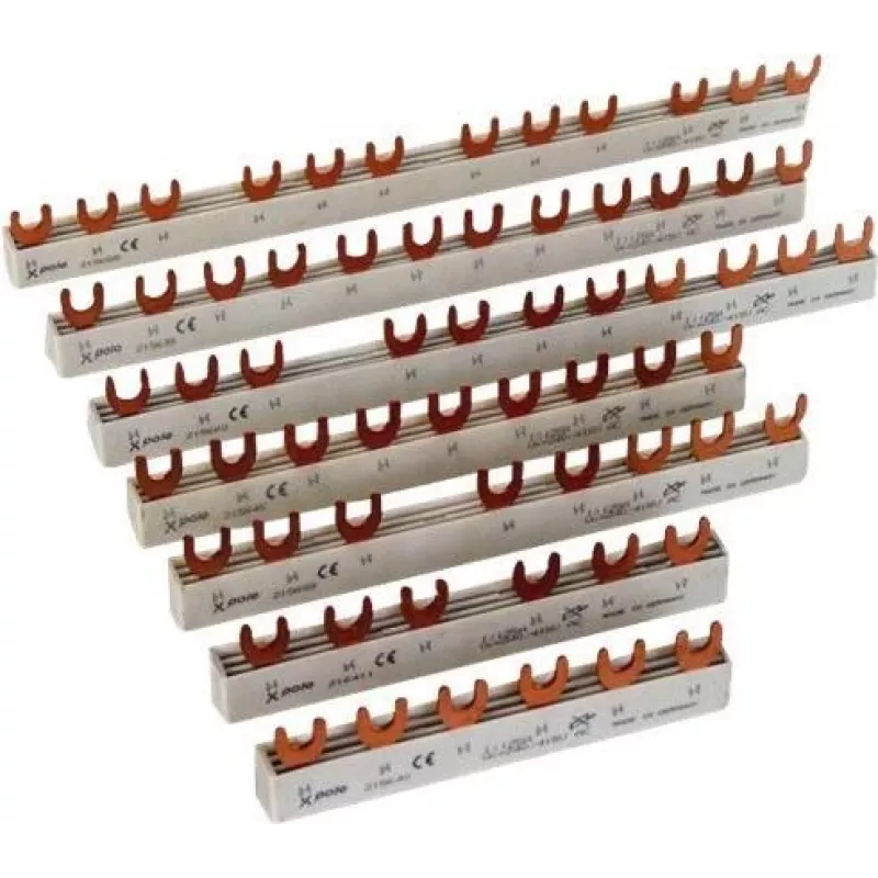 Eaton EVG-3PHAS/12MODUL Barramento trifásico, tipo forquilha, 12 módulos, 10 mm2