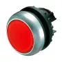 Atuador de botão luminoso Eaton M22-DL-R, plano, vermelho, momentâneo, 22,5 mm