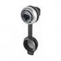 Elemento frontal Eaton M22-RJ45-SA + tomada de montagem RJ45, Preto/Prata, 107413
