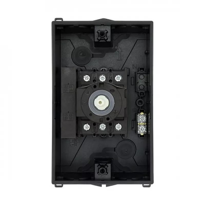 Eaton P1-25/I2/SVB-SW/HI11 Interruptor principal de 3 polos 25A montagem saliente Preto/Branco