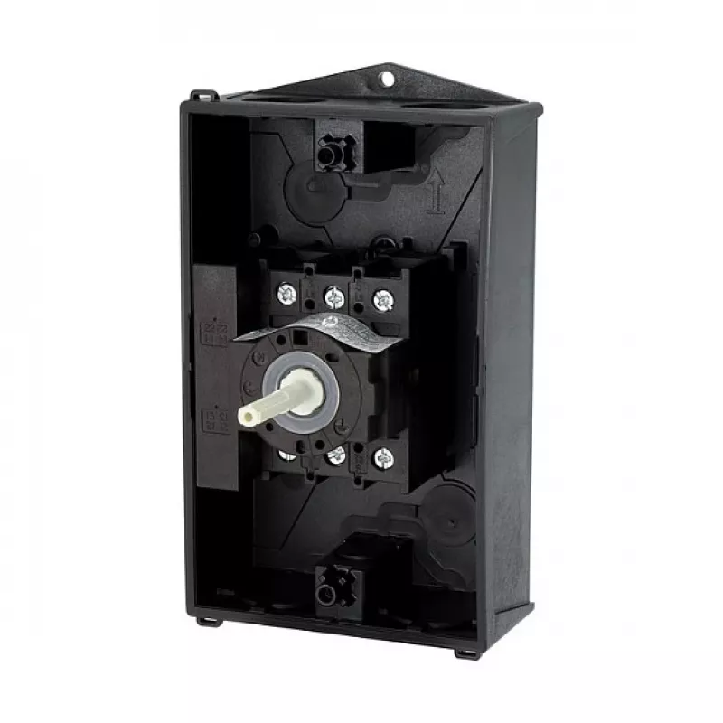 Eaton P1-25/I2/SVB-SW/HI11 Interruptor principal de 3 polos 25A montagem saliente Preto/Branco