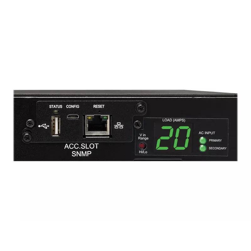 EATON PDUMH20HVATNET PDU com medição 20A 208/240V 0U vertical para rack com 20 tomadas