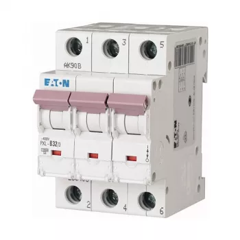 Eaton PXL-B32/3 disjuntor 32A 3 polos característica B 6kA