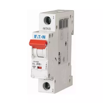 Disjuntor EATON PXL-C10/1 10A 1 polo curva C 10kA (236055)