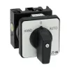 Eaton T0-1-15431/E Interruptor de came unipolar 20A, 690V AC, preto/cinzento, montagem frontal, IP65