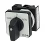 Eaton T0-1-15431/E Interruptor de came unipolar 20A, 690V AC, preto/cinzento, montagem frontal, IP65