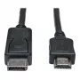 Cabo adaptador DisplayPort para HDMI Eaton Tripp Lite P582-003, 0,91 m, 1080p, preto