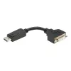 EATON Tripp Lite Series cabo adaptador DisplayPort para DVI-I (M/F), 15,2 cm (6 polegadas)