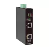 Injetor PoE++ Gigabit industrial Eaton Tripp Lite Series, 60W, 802.3bt, Midspan, -40°C a 75°C, IP30, Dual 24-57VDC, calha DIN, 1 porta, preto