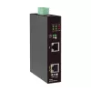 Injetor PoE++ Gigabit industrial Eaton Tripp Lite Series, 60W, 802.3bt, Midspan, -40°C a 75°C, IP30, Dual 24-57VDC, calha DIN, 1 porta, preto