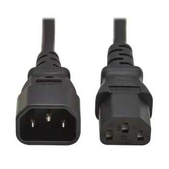Eaton Tripp Lite Series Cabo de alimentação, IEC 60320 C14 para C13, 1 m, preto