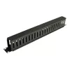 Organizador de cabos horizontal para rack Eaton Tripp Lite Series (Finger Duct) 1URM - preto - 1U - 19 polegadas