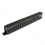 Organizador de cabos horizontal para rack Eaton Tripp Lite Series (Finger Duct) 1URM - preto - 1U - 19 polegadas