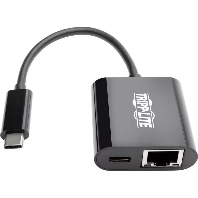 Eaton Tripp Lite U436-06N-GB-C adaptador USB-C para Gigabit Ethernet com função de carregamento USB-C PD - Thunderbolt 3 - preto