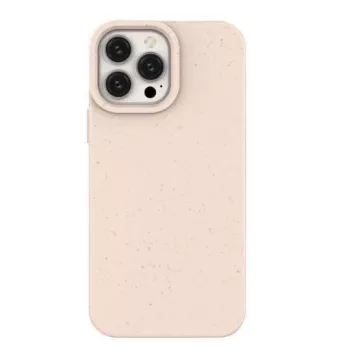 Eco Capa de silicone biodegradável para Apple iPhone 14 Pro Max rosa