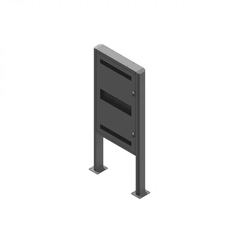 EDBAK EB-POK100 quiosque exterior vertical para ecrã Samsung 55 polegadas LH55OHF, IP56, preto