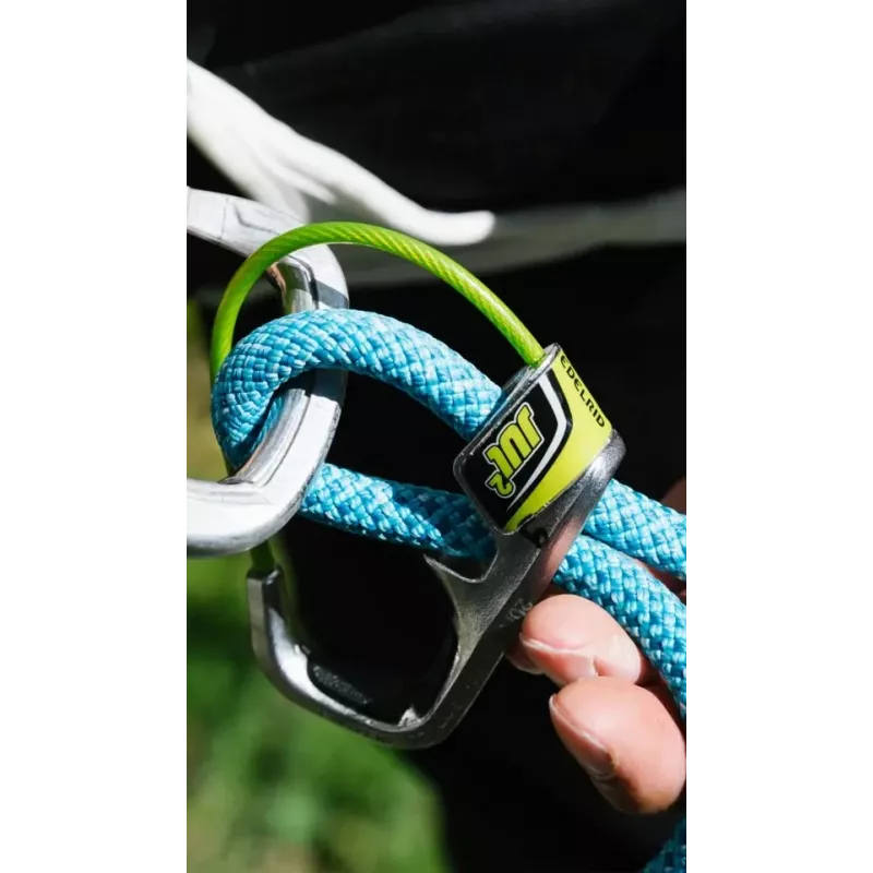 Dispositivo de segurança com apoio de travagem Edelrid JUL 2 Steel