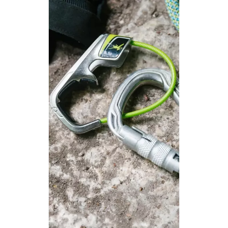 Dispositivo de segurança com apoio de travagem Edelrid JUL 2 Steel