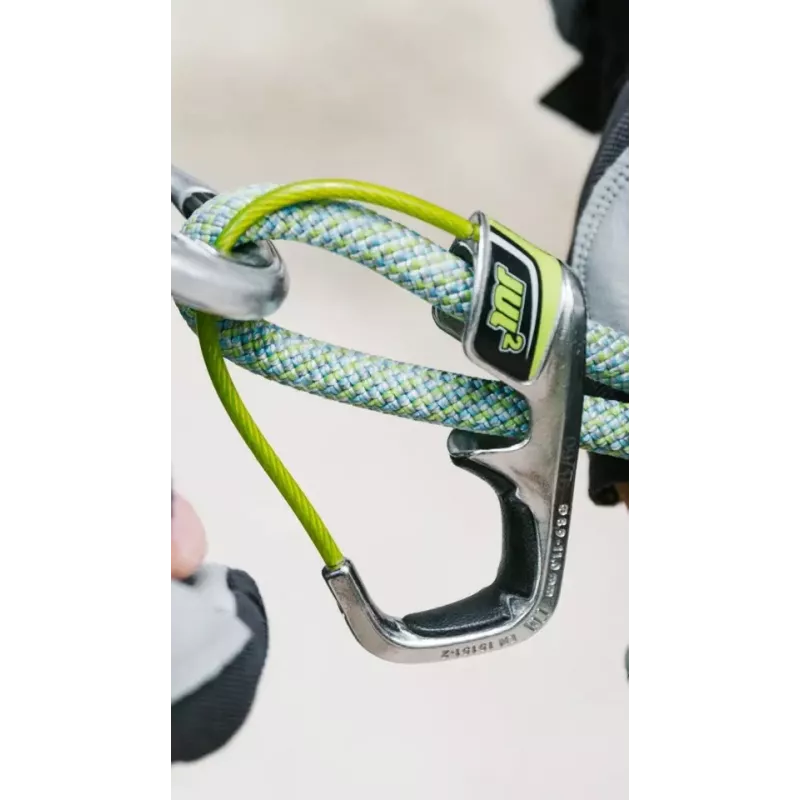 Dispositivo de segurança com apoio de travagem Edelrid JUL 2 Steel