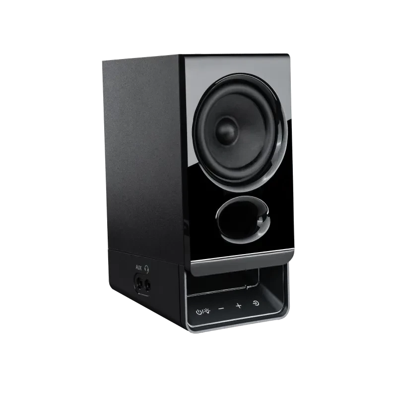 Edifier R20BT altifalantes Bluetooth 2.0 compactos com luz ambiente, preto