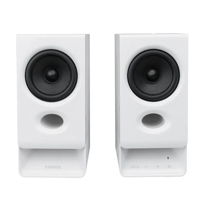 Edifier R20BT altifalantes Bluetooth 2.0 compactos com luz ambiente, branco