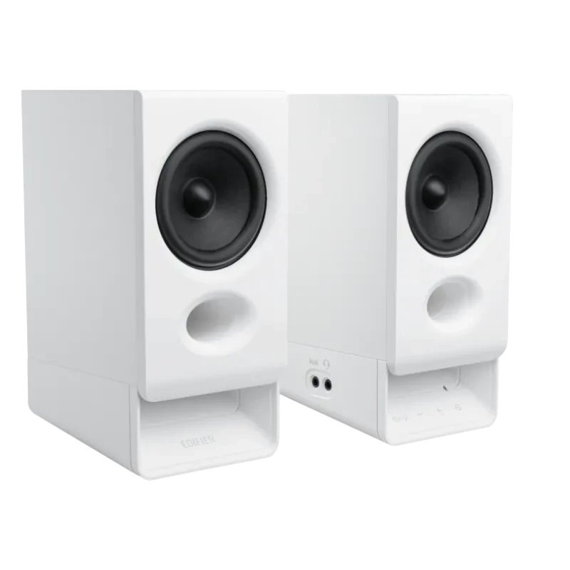 Edifier R20BT altifalantes Bluetooth 2.0 compactos com luz ambiente, branco