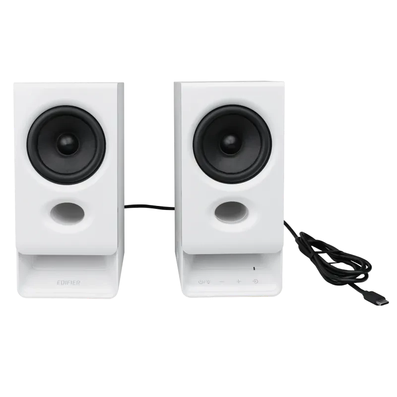 Edifier R20BT altifalantes Bluetooth 2.0 compactos com luz ambiente, branco