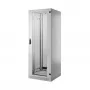 EFB armário de rede 19 polegadas conjunto PRO 42U, 800x1000 mm, RAL7035, unidade de teto com 4 ventoinhas, alimentação + base