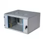 EFB Armário de parede 19 polegadas 12U, basculante, 2 peças, RAL 7035, profundidade 500 mm