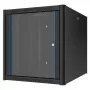Armário de parede EFB 19 polegadas 26U, 800mm de profundidade, RAL9005 preto profundo