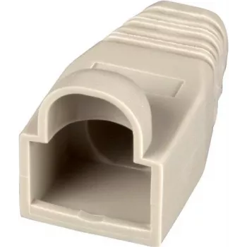 EFB Electronics Protetores de fichas de rede RJ45 bege Snagless proteção da patilha embalagem de 100 unid.