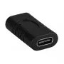 EFB Electronics Adaptador USB 3.2 Type-C, Type-C Fêmea - Type-C Fêmea, Preto