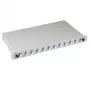 Caixa de fusão LC EFB Elektronik B71921L48 OS2 48 pigtails 24 adaptadores 1U 19 polegadas rack deslizante