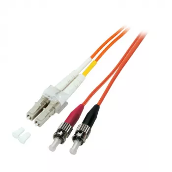 EFB-Elektronik Jumper Duplex LC-ST 50/125µm OM2 LSZH Laranja 2,0mm 5m