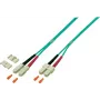 EFB-Elektronik Jumper duplex SC-SC 50/125µ, OM4, LSZH, violeta Erika, 3,0mm, 15m O0318.15