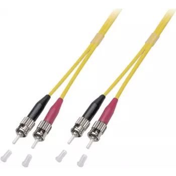 Jumper duplex EFB Elektronik ST-ST 9/125 µm OS2 LSZH amarelo 0,5 m