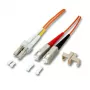 EFB-Elektronik ECOFIBER Jumper Duplex LC-SC 50/125 µm OM2 LSZH Laranja 2,0 mm 3 m
