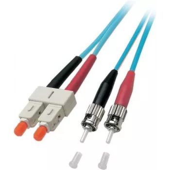 Jumper duplex EFB-Elektronik ECOFIBER SC-ST 50/125µ OM3 LSZH aqua 3,0 mm 15 m