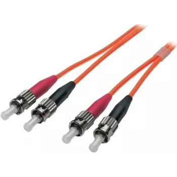 EFB Elektronik ECOFIBER jumper duplex ST-ST 50/125 µm OM2 LSZH laranja 3,0 mm 0,5 m