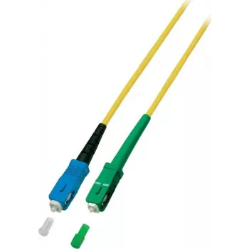 EFB Elektronik ECOFIBER O0928.10 Cabo de rede de fibra ótica Simplex SC/APC 8 graus, 9/125 um, 10 m, LSZH