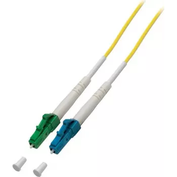 EFB Elektronik O1403.10 Cabo de rede de fibra ótica Simplex LC/APC-LC, OS2 G657A2, 10 m, LSZH, Amarelo