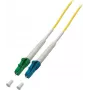 EFB Elektronik O1403.10 Cabo de conexão de fibra ótica Simplex LC/APC-LC, OS2 G657A2, 10 m, LSZH, amarelo