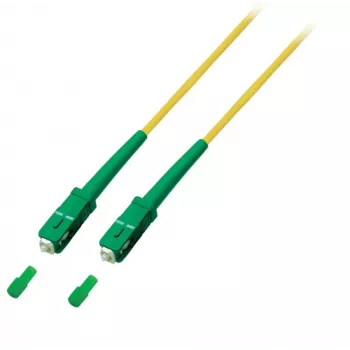Cabo de patch de fibra ótica EFB Elektronik SC/APC monomodo (M) 1m amarelo
