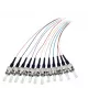 EFB Elektronik Pigtail de Fibra ST-II 9/125 OS2 Conjunto de 12 Cores 2m