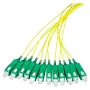 EFB Elektronik Pigtail FTTH SC/APC OS2 G.657.A2 9/125µm amarelo 2m